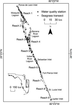 Spatiotemporal Patterns in the Biomass of Drift Macroalgae in the Indian River Lagoon, Florida, United States